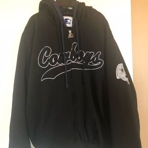 Vintage Dallas Cowboys Starter Hooded Jacket